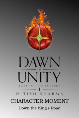 Last of the Seekers Dawn of Unity Character Moment Down the King's Road Cover Art.