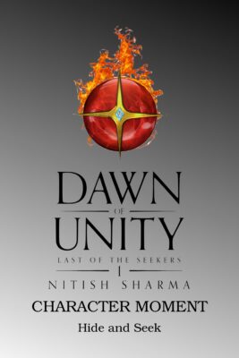 Last of the Seekers Dawn of Unity Character Moment Hide and Seek Cover Art.